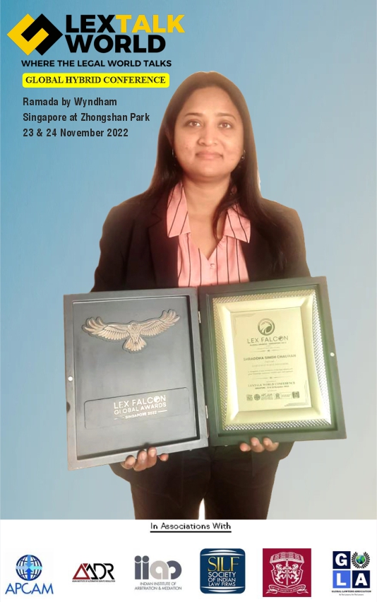 LexTalk World Lex Falcon Global Awards - Shraddha Singh Chauhan 