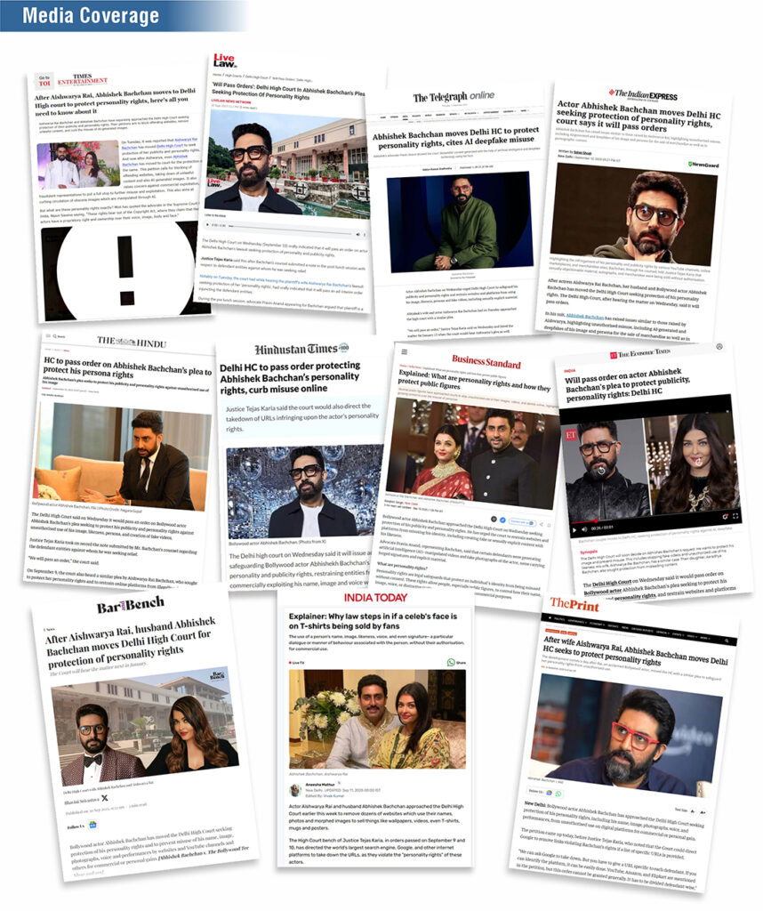 Abhishek Bachchan - Media Coverage